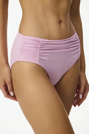 Sarı Samanta Shirred Cover Bikini Altı