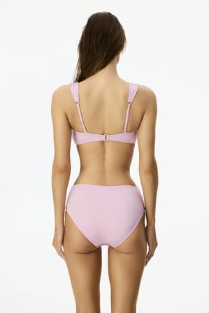 Sarı Samanta Shirred Cover Bikini Altı