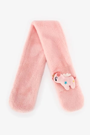 Kız Çocuk Pembe Baby Unicorn Atkı