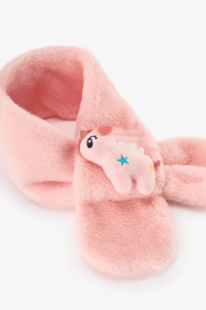 Kız Çocuk Pembe Baby Unicorn Atkı