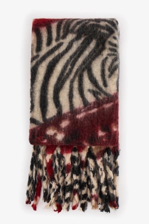Erica Zebra Desenli Atkı