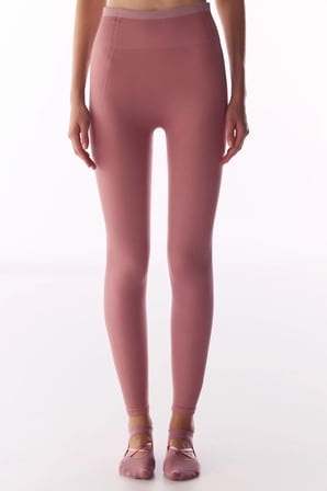 Pembe Çizgili Dikişsiz Seamless Tayt