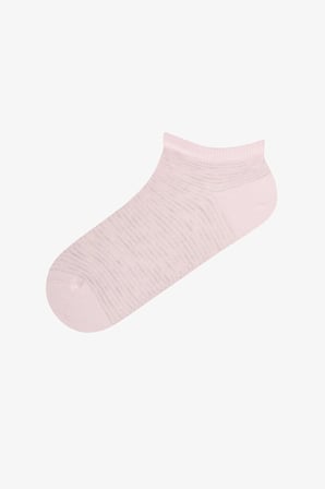 Gül Beyaz Sweet Rabbit 3 Çift Patik Çorap