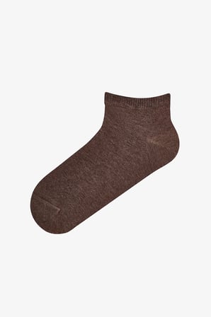Bordo Kahverengi Leopar Everyday 5 Çift Patik Çorap