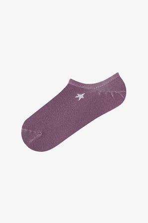 Parlak Star Snaker Pamuklu Simli 5 Çift Çorap