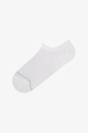 Beyaz Basic Mesh Pamuklu Simli 3 Çift Sneaker Çorap