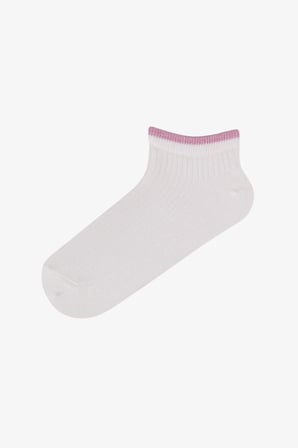 Marsmelov Shimmer Ankle Pamuklu Simli 5 Çift Patik Çorap