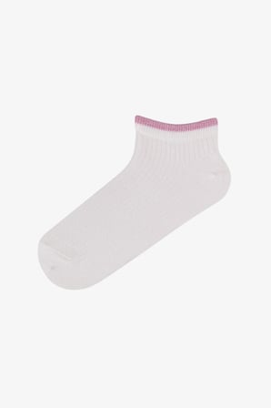 Marsmelov Shimmer Ankle Pamuklu Simli 5 Çift Patik Çorap