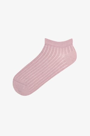 Siyah Bordo Berry Puantiye Desenli 5 Çift Patik Çorap
