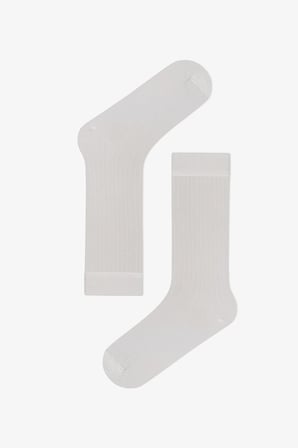 Marsmelov Retro Lines Çizgili Pamuklu 3 Çift Soket Çorap
