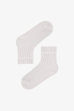 Kız Çocuk Angel Lace Pamuklu 2 Çift Soket Çorap