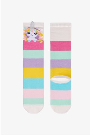 Kız Çocuk Marsmelov Unicorn Fantasy Pamuklu Pantolon Çorap