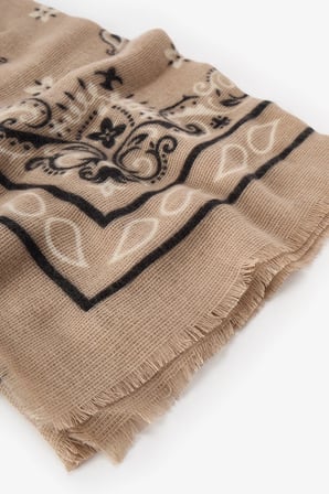 Bej Bandana Atkı