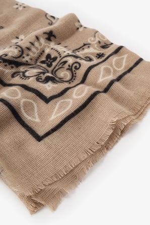 Bej Bandana Atkı