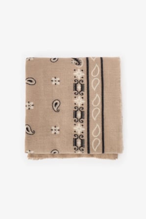 Bej Bandana Atkı