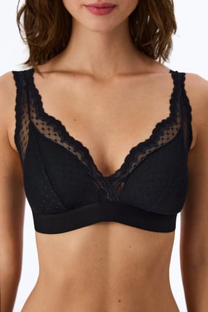 Siyah Üçgen Pedli Bralet