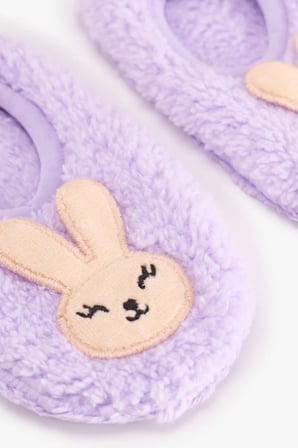 Kız Çocuk Lila Rabbit Tavşan Desenli Çetik