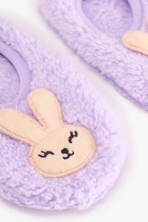 Kız Çocuk Lila Rabbit Tavşan Desenli Çetik