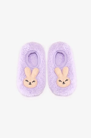 Kız Çocuk Lila Rabbit Tavşan Desenli Çetik