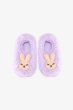 Kız Çocuk Lila Rabbit Tavşan Desenli Çetik