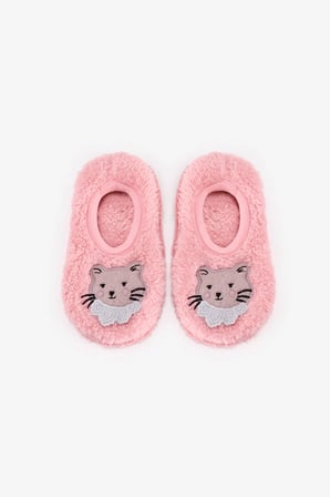 Kız Çocuk Pembe Kitty Kedi Desenli Çetik
