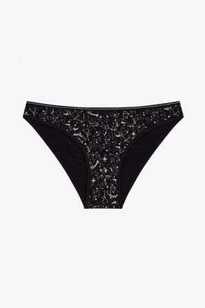 Starry Whisper Galaksi Desenli 3'lü Slip Külot