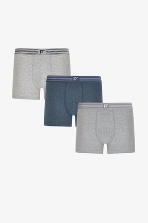 Erkek Shades 3'lü Boxer