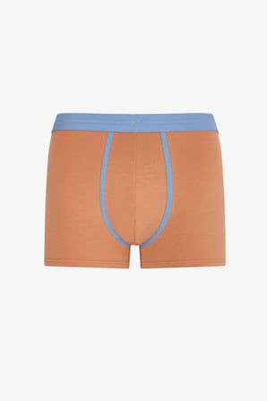 Erkek Grid Çizgili 3'lü Boxer