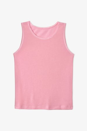 Kız Çocuk Pembe Flory Çiçekli 2'li Atlet