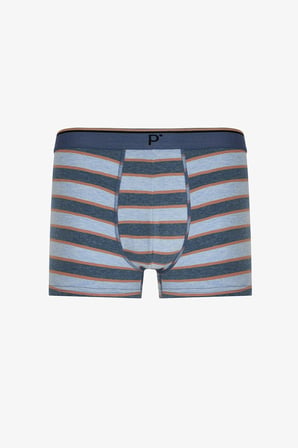 Erkek Contrast Çizgili 3'lü Boxer