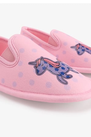 Kız Çocuk Pembe Loving Unicorn Dokulu Patik