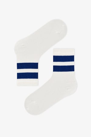 Erkek Çocuk Snowboard Bear Pamuklu 4 Çift Soket Çorap