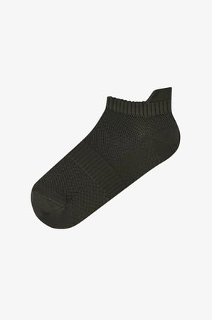 Yeşil Fit Back 3 Çift Patik Çorap