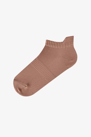Kahve Fit Back 3 Çift Patik Çorap