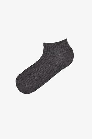 Erkek Lacivert Melanj Black Comfort 5 Çift Patik Çorap