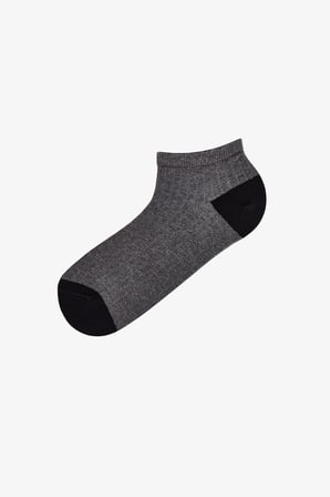 Erkek Lacivert Melanj Black Comfort 5 Çift Patik Çorap