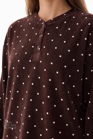 Layla Polar Pantolon Pijama Takımı