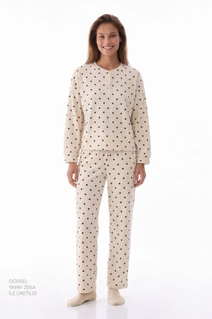 Emilia Polar Pantolon Pijama Takımı