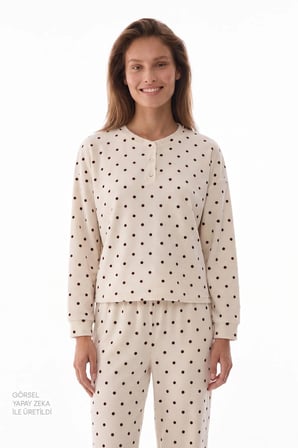Emilia Polar Pantolon Pijama Takımı