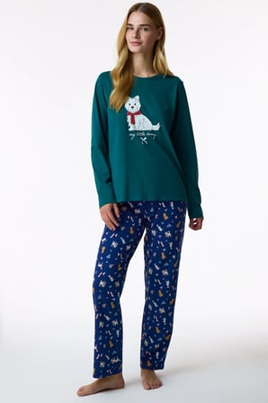 Scarf Weather Pantolon Pijama Takımı