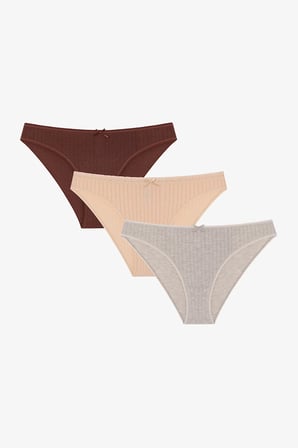 Woody 3lü Pointel Slip Külot