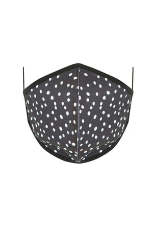 Siyah Desenli Maske