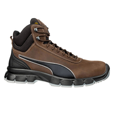 Puma Condor Brown Mid Çelik Burunlu Nubuk Deri İş Ayakkabısı S3 SRC ESD