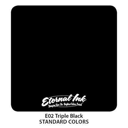 Triple Black - Eternal Ink Dövme Boyası - 2oz/60ml