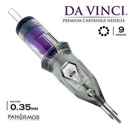 Bishop DaVinci V2 | 1209 RSLT | Round Shader Long Taper Kartuş Dövme İğnesi