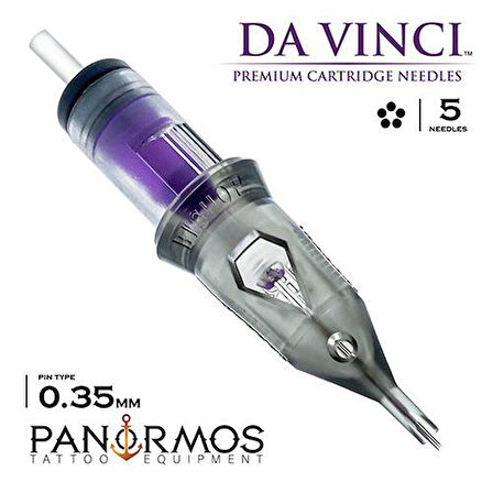 Bishop DaVinci V2 | 1205 RSLT | Round Shader Long Taper Kartuş Dövme İğnesi