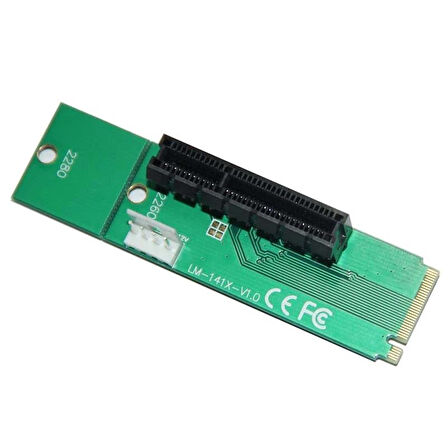 Anunnaki LM-141X-V1.0 Sürücü M.2 NGFF PCI-E X4 Adaptör Madencilik Kartı