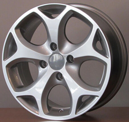 FORD FİESTA UYUMLU JANT F115 6.5X15 4X108 ET-35 63.4 SİLVER (4 ADET)