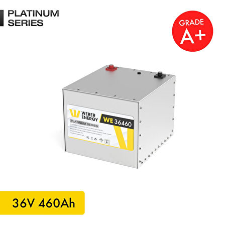 WERER ENERGY 36V 460Ah LiFePO4 Platinum Series Bluetooth'lu Lityum Demir Fosfat Akü 