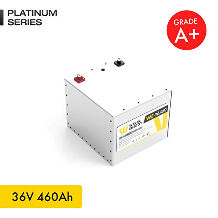 WERER ENERGY 36V 460Ah LiFePO4 Platinum Series Bluetooth'lu Lityum Demir Fosfat Akü 